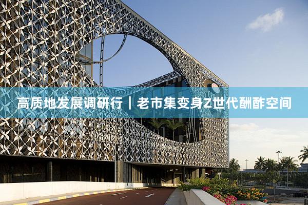 高质地发展调研行｜老市集变身Z世代酬酢空间