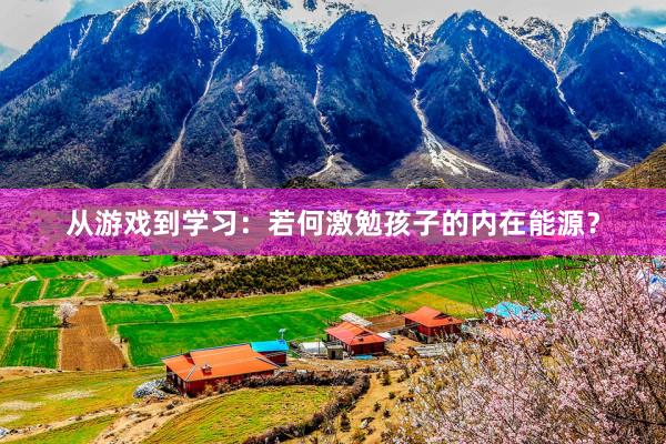 从游戏到学习：若何激勉孩子的内在能源？