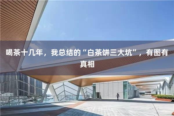 喝茶十几年，我总结的“白茶饼三大坑”，有图有真相