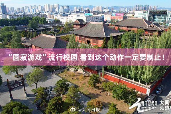 “圆寂游戏”流行校园 看到这个动作一定要制止！