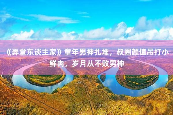 《弄堂东谈主家》童年男神扎堆，叔圈颜值吊打小鲜肉，岁月从不败男神
